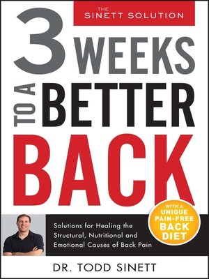 cover image of 3 Weeks To A Better Back
